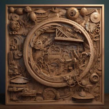Patterns and decorations Found Objects 4 3d model
