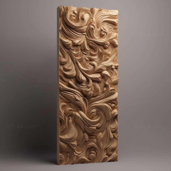 Patterns and decorations (Extremely long 4, PATTERN_460) 3D models for cnc