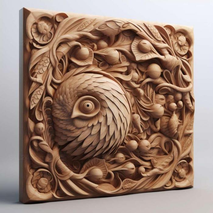 Patterns and decorations (Oxyethira perignonica 4, PATTERN_464) 3D models for cnc