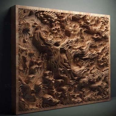Patterns and decorations stl generative art 4 3d model