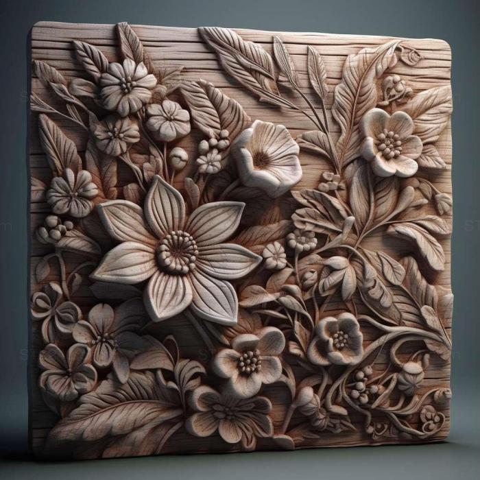 Patterns and decorations (stl Howesia browni 1, PATTERN_5) 3D models for cnc