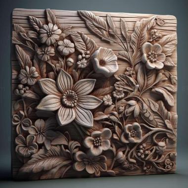 Patterns and decorations stl Howesia browni 1 3d model