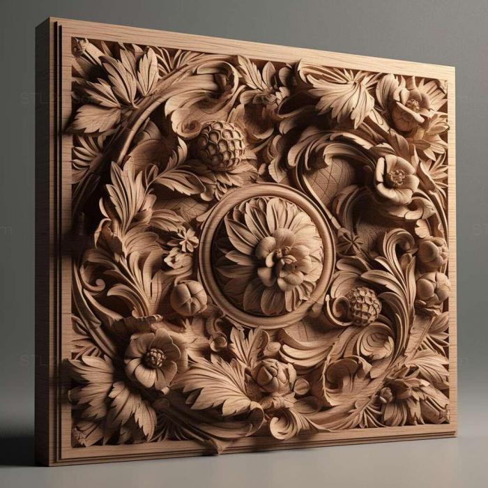 Patterns and decorations (stl design trending 1, PATTERN_509) 3D models for cnc
