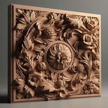 Patterns and decorations stl design trending 1 3d model