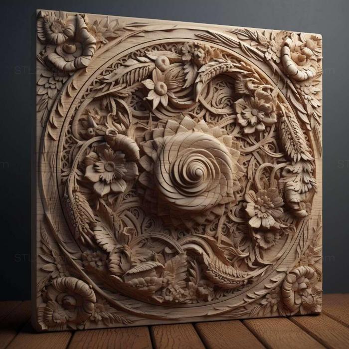 Patterns and decorations (stl design trending 2, PATTERN_510) 3D models for cnc