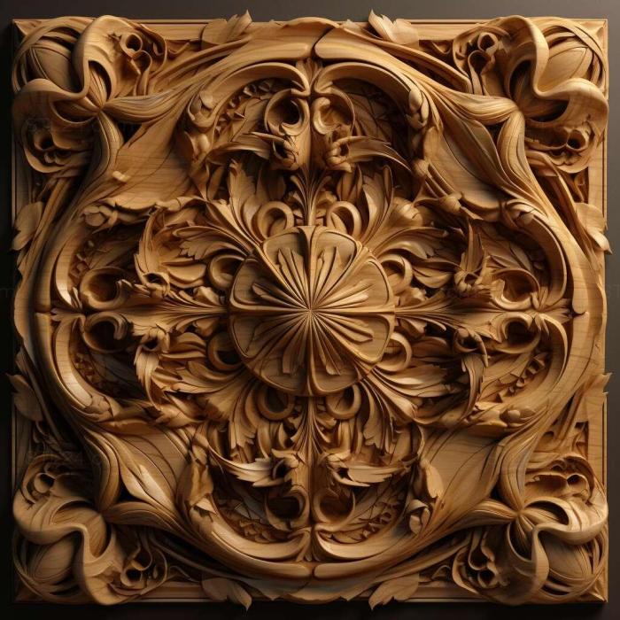 Patterns and decorations (stl Brilliance M2 1, PATTERN_525) 3D models for cnc