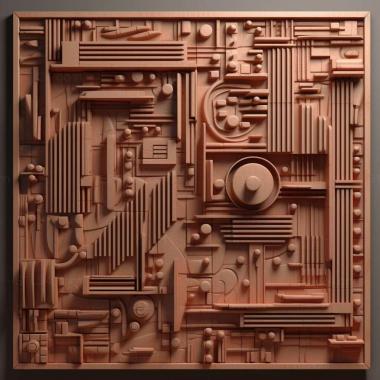 Patterns and decorations Space Odyssey 2004II 1 3d model