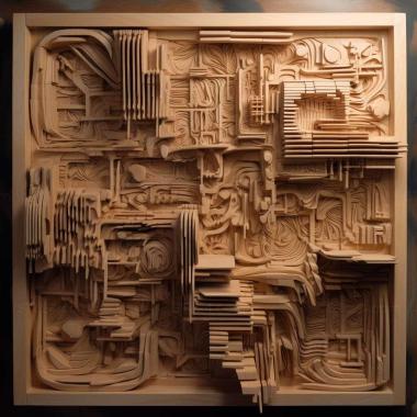 Patterns and decorations Space Odyssey 2004II 3 3d model