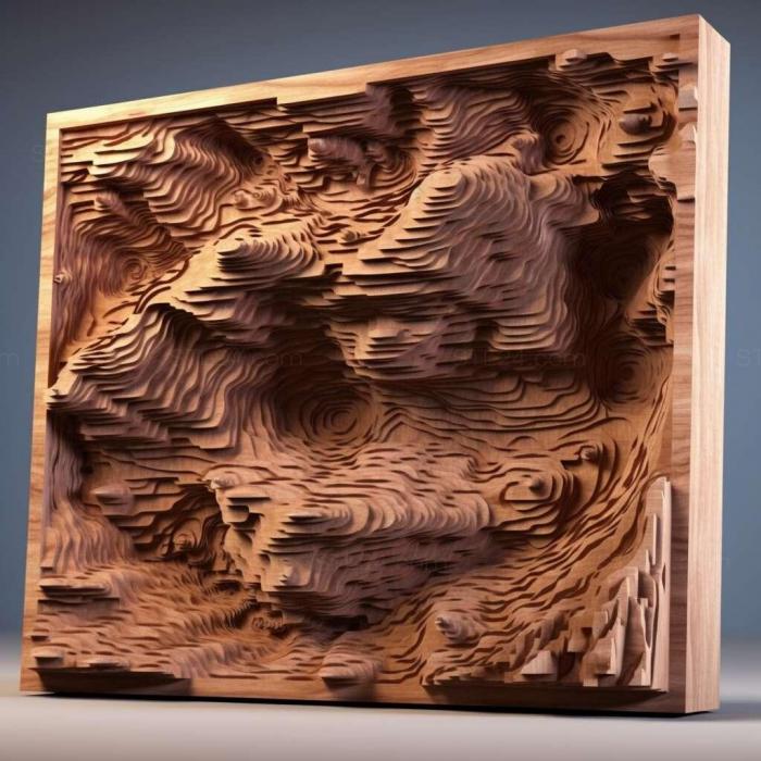 Patterns and decorations (stl Hydrochasma kaieteur 1, PATTERN_557) 3D models for cnc