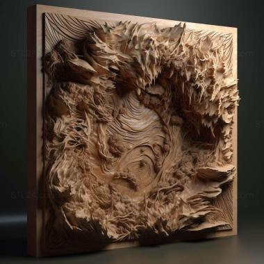 Patterns and decorations stl Hydrochasma kaieteur 3 3d model