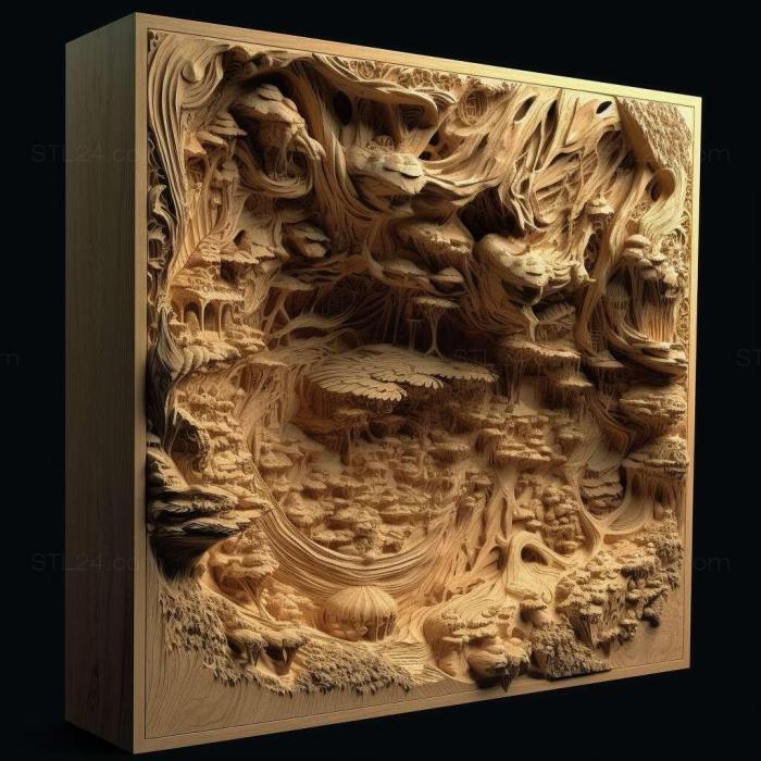 Patterns and decorations (stl Hydrochasma williamsae 2, PATTERN_562) 3D models for cnc