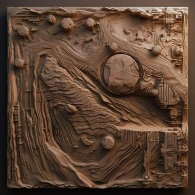 Patterns and decorations stl Hydrochasma williamsae 4 3d model