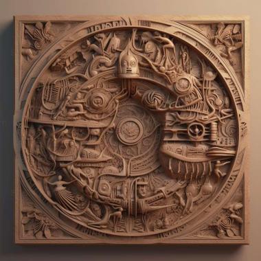 Patterns and decorations stl Colobopsis explodens 4 3d model
