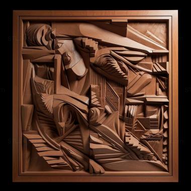 Patterns and decorations Marcel Laiko Breuer 2 3d model