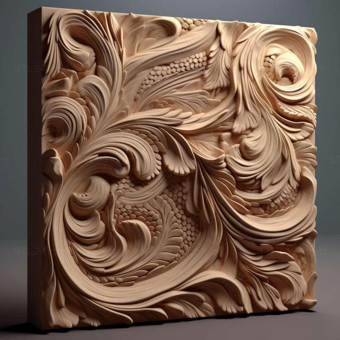 Patterns and decorations (stl Archispirostreptus 1, PATTERN_577) 3D models for cnc