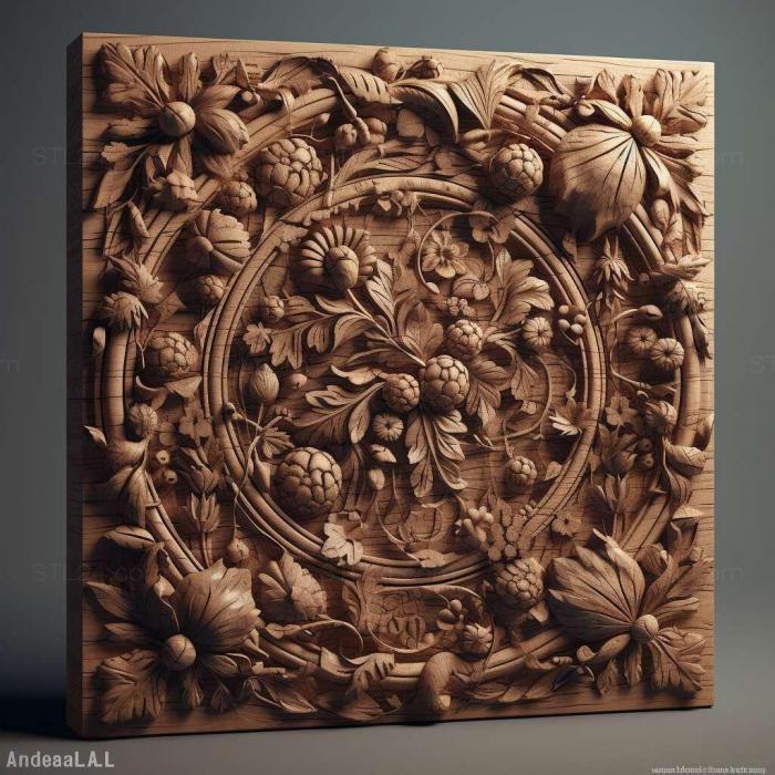 Patterns and decorations (stl Pella limbata 2, PATTERN_590) 3D models for cnc