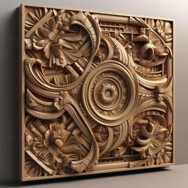 Patterns and decorations stl Pneumolaelaps 1 3d model