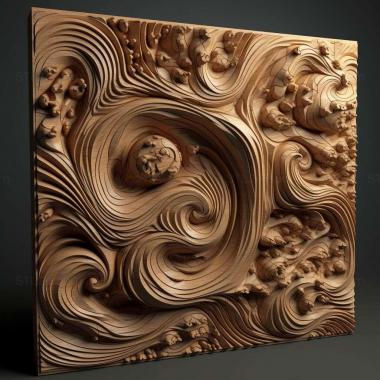 Patterns and decorations stl Pneumolaelaps 4 3d model