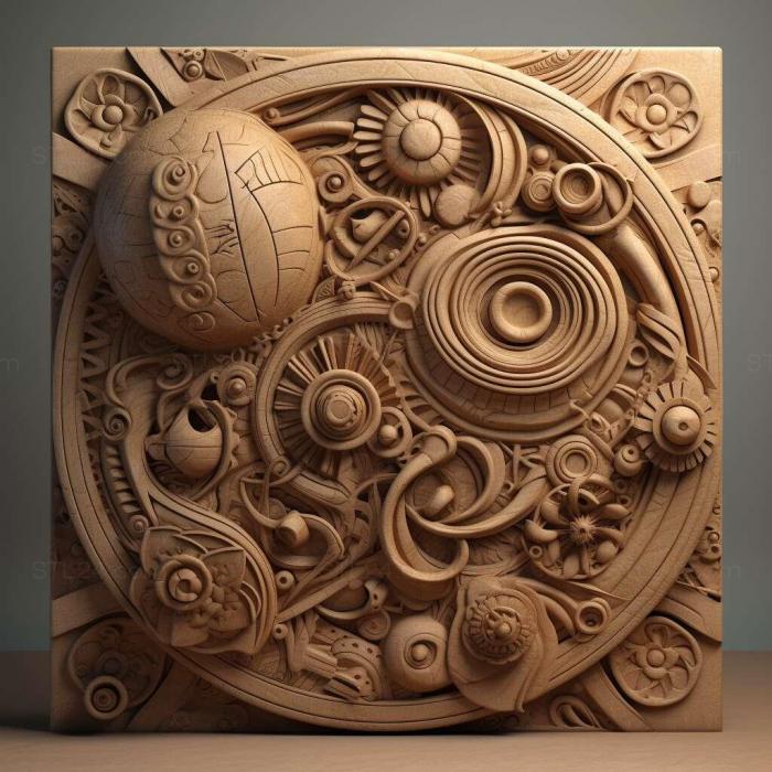 Patterns and decorations (stl Cosmocomoidea 2, PATTERN_626) 3D models for cnc