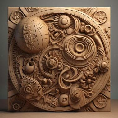 Patterns and decorations stl Cosmocomoidea 2 3d model