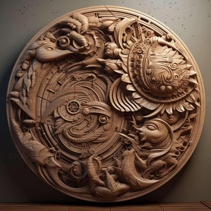 Patterns and decorations (stl Cosmocomoidea 4, PATTERN_628) 3D models for cnc