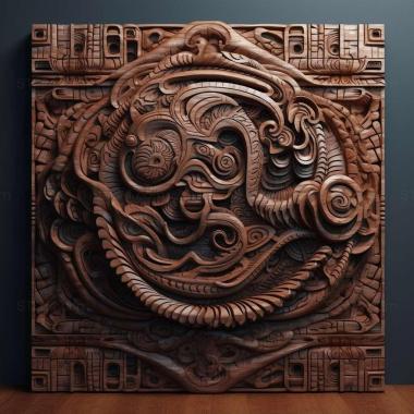 Patterns and decorations stl Pneumolaelaps karawaiewi 3 3d model