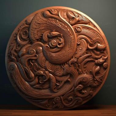 Patterns and decorations stl Circocylliba 4 3d model