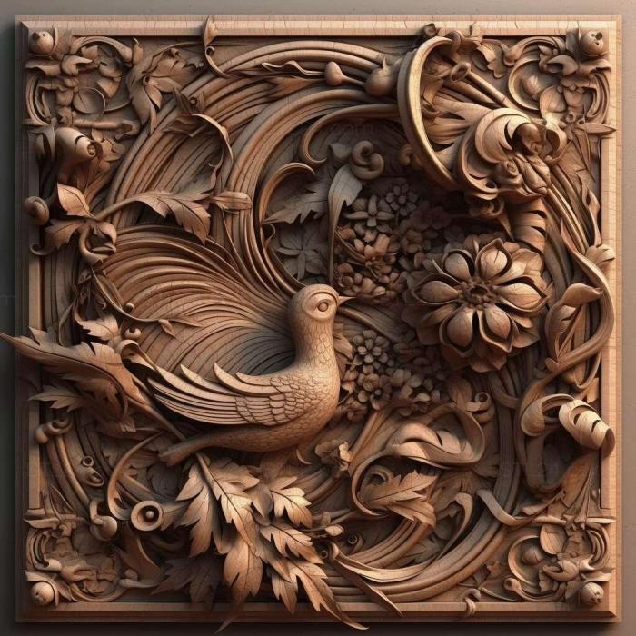 Patterns and decorations (stl Horta in Portugal 2, PATTERN_638) 3D models for cnc