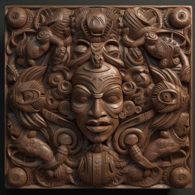 Patterns and decorations stl Pneumolaelaps karawaiewi 4 3d model