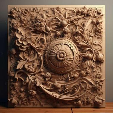 Patterns and decorations stl hypermaximalist 2 3d model