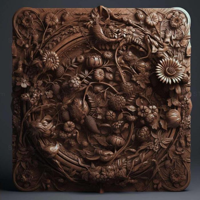 Patterns and decorations (stl hypermaximalist 4, PATTERN_644) 3D models for cnc
