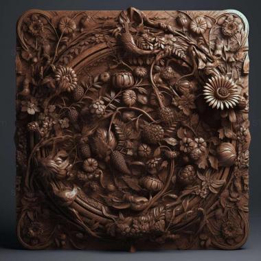 Patterns and decorations stl hypermaximalist 4 3d model