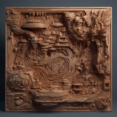 Patterns and decorations stl Hydrochasma crenulum 3 3d model