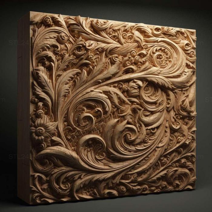 Patterns and decorations (stl Reticulitermes 3, PATTERN_679) 3D models for cnc
