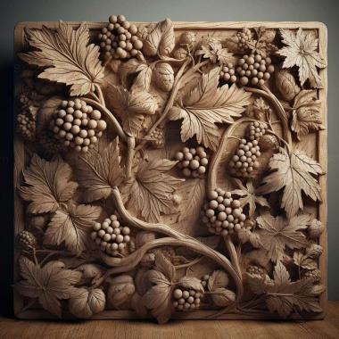 Patterns and decorations stl Kradibia parvifoliae 3 3d model