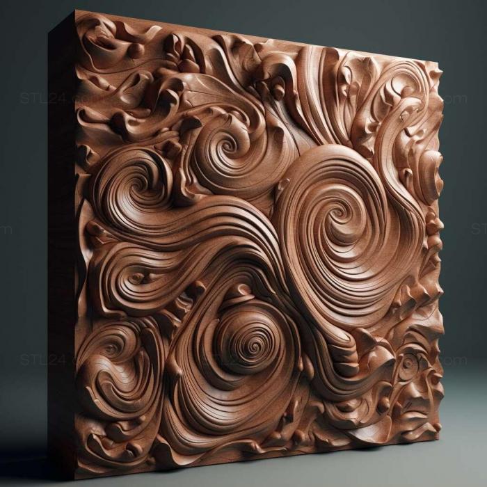 Patterns and decorations (stl smooth surface 1, PATTERN_713) 3D models for cnc