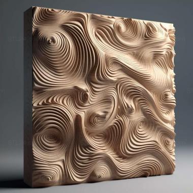 Patterns and decorations stl smooth surface 4 3d model