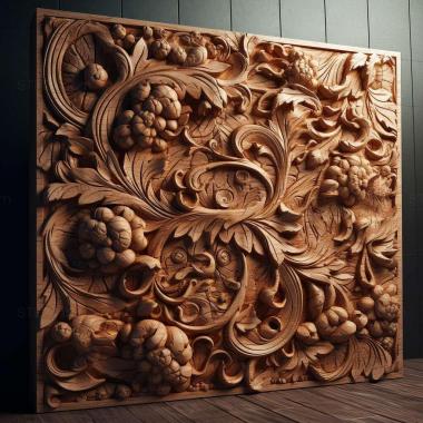 Patterns and decorations stl Formica brunneonitida 2 3d model