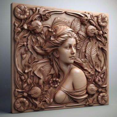 Patterns and decorations stl Formica brunneonitida 4 3d model
