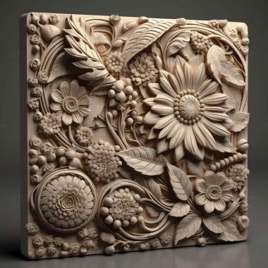 Patterns and decorations stl Gasteruption 4 3d model