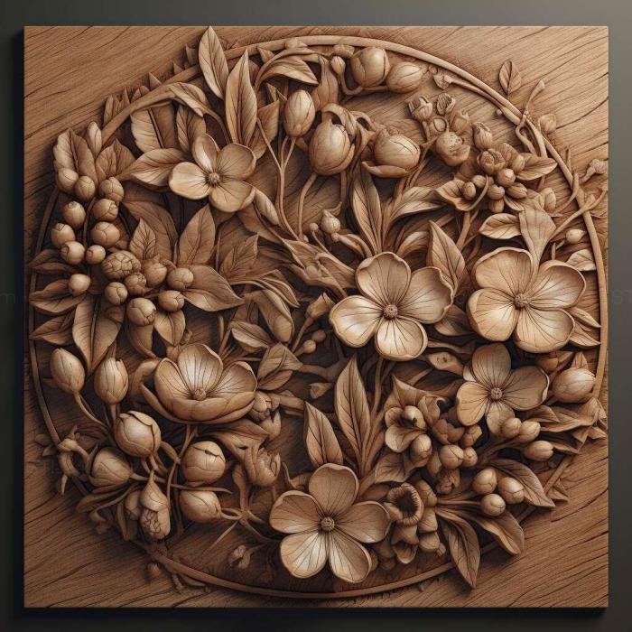 Patterns and decorations (Howesia browni 4, PATTERN_8) 3D models for cnc