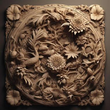 Patterns and decorations stl Megaselia kaleybarensis 4 3d model
