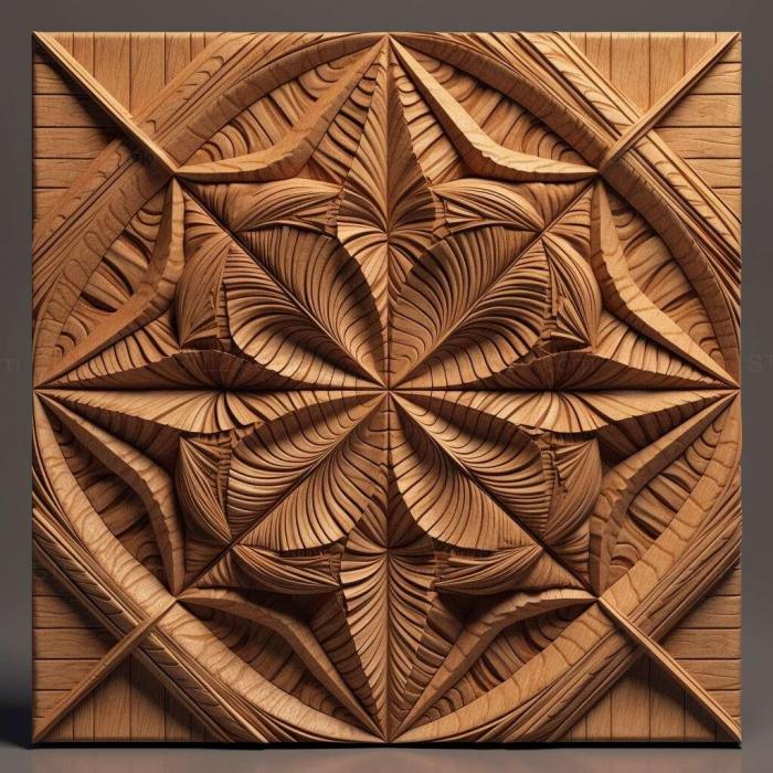 Patterns and decorations (Diamond T 981 3, PATTERN_843) 3D models for cnc