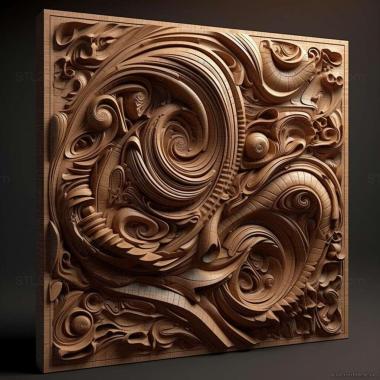 Patterns and decorations stl Architectonica 2 3d model