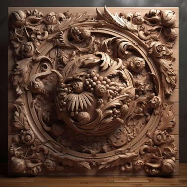 Patterns and decorations stl Architectonica 3 3d model