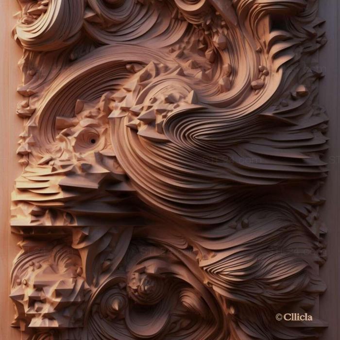 Patterns and decorations (stl Ciona intestinalis 2, PATTERN_854) 3D models for cnc