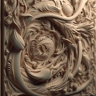 Patterns and decorations stl Ciona intestinalis 3 3d model