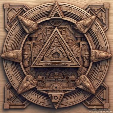 Patterns and decorations stl Delta conoideum 2 3d model
