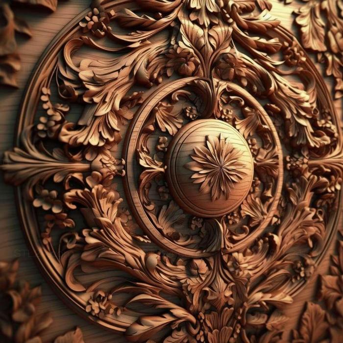 Patterns and decorations (stl intricate detail 1, PATTERN_901) 3D models for cnc