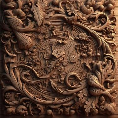 Patterns and decorations stl intricate complexity 1 3d model